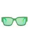 Dolce & Gabbana Square-frame Sunglasses In Green