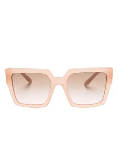 Dolce & Gabbana Square-frame Sunglasses In Neutrals