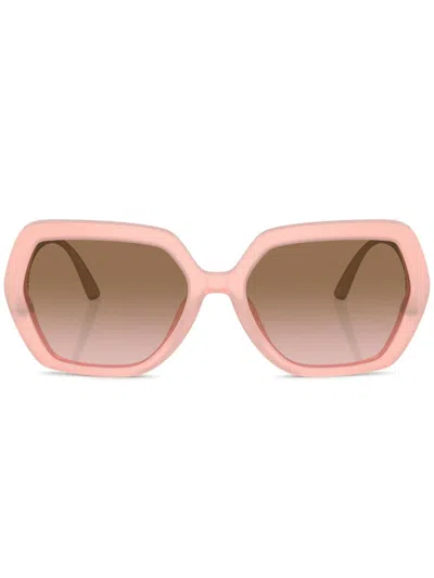 Dolce & Gabbana Square-frame Sunglasses In Opal Rose