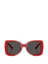 Dolce & Gabbana Square-frame Sunglasses In Red