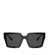 Dolce & Gabbana Embellished Square-frame Sunglasses In Black