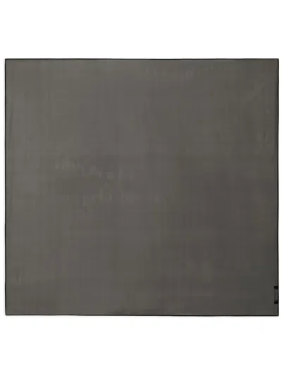 Dolce & Gabbana Square Silk Scarf In Black