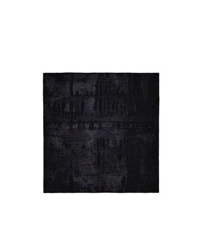 Dolce & Gabbana Square Silk Scarf In Black