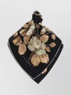 Dolce & Gabbana Silk Scarf Scarves And Foulards Multicolor In Black