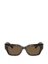 Dolce & Gabbana Square Studed Sunglasses In Brown