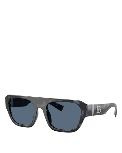 Dolce & Gabbana Square Sunglasses, 54mm In White