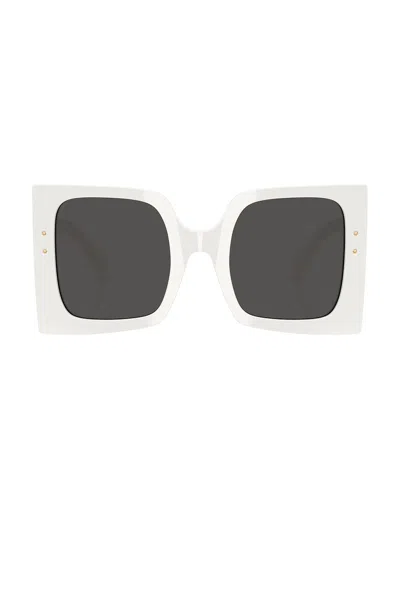 Dolce & Gabbana Square Sunglasses In White