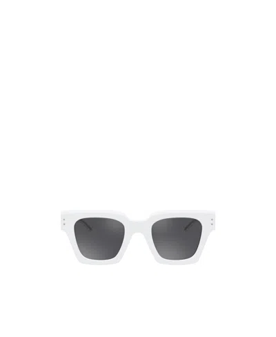 Dolce & Gabbana Square Sunglasses In White
