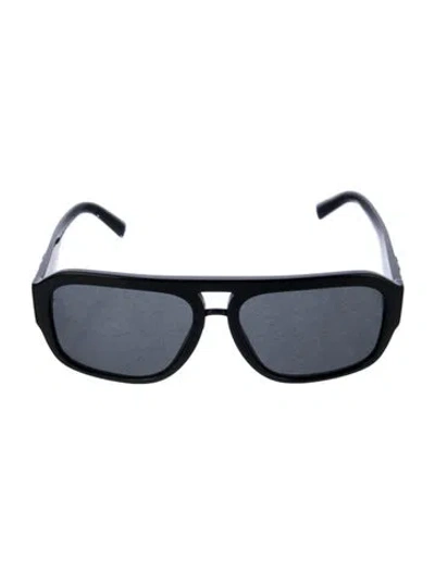 Pre-owned Dolce & Gabbana Square Tinted Sunglasses In Black