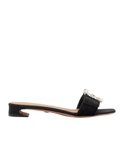 DOLCE & GABBANA DOLCE  GABBANA BUCKLE EMBELLISHED SANDALS
