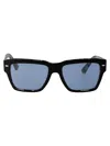 Dolce & Gabbana Black On Grey Havana Acetate Sunglasses