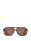 Dolce & Gabbana Pilot-frame Tortoiseshell Sunglasses In Brown