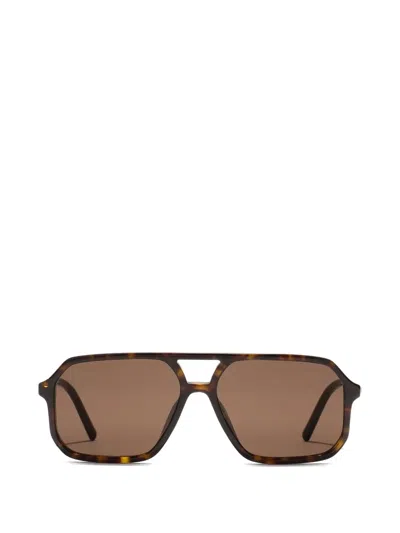 DOLCE & GABBANA SQUARE-FRAME SUNGLASSES