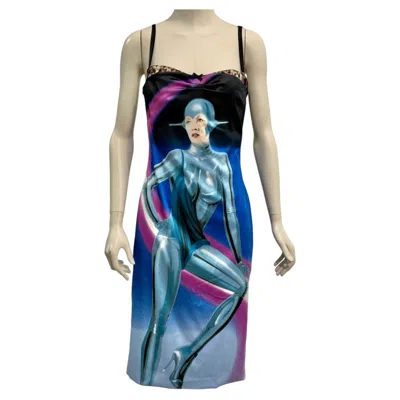 Pre-owned Dolce & Gabbana S/s2001  Runway Robot Dress In Gray
