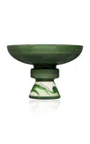 Dolce & Gabbana Ceramic Raised-base Platter In Green