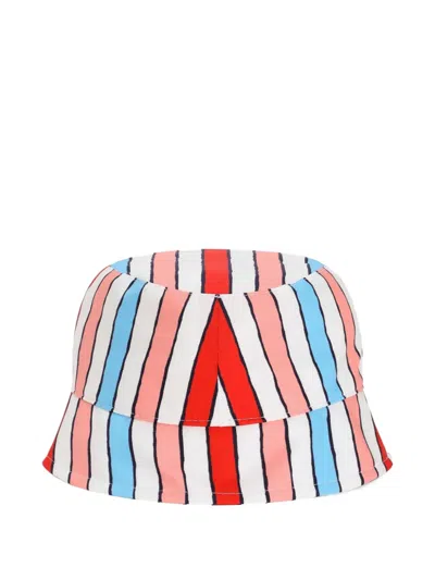Dolce & Gabbana Kids' Starfish Striped Hat In Multi