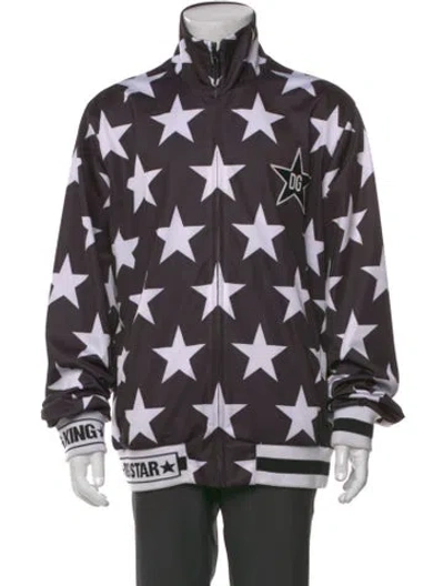 Pre-owned Dolce & Gabbana Stars Printed Sweatshirt In Black