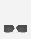 Dolce & Gabbana Rectangular Sunglasses In Gold
