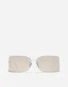 Dolce & Gabbana Dg Crystal Sunglasses In Silver