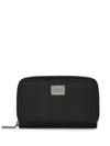 Dolce & Gabbana Men's Leather Continental Wallet In Black