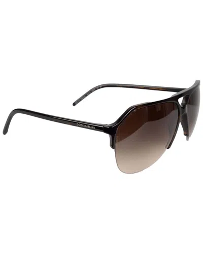 Dolce & Gabbana Stefano Aviator Sunglasses - '10s (authentic Pre-loved) In Brown