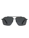Dolce & Gabbana Stefano Pilot-frame Sunglasses In Black