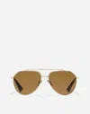 Dolce & Gabbana Stefano  Sunglasses In Gold