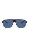 Dolce & Gabbana Step Injection Square Sunglasses In Blue