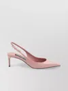 Dolce & Gabbana Mun 90 Polished Leather Slingback Pumps