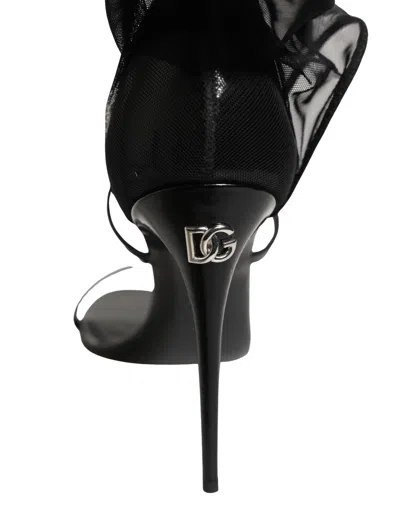 Dolce & Gabbana Stiletto Sock Boot Sock Boot In Black