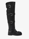 Dolce & Gabbana Women Black Leather Boots, 4.5 Luxury Boots For Women Darveys In Black
