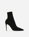 Dolce & Gabbana Sock-boots Mit Spitzer Kappe In Black