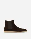 DOLCE & GABBANA SUEDE ANKLE BOOTS