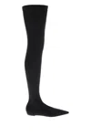 Dolce & Gabbana Pointed Toe Stretch Fabric Over-the-knee Boots