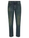 Dolce & Gabbana Stone-washed Denim Jeans In Blue