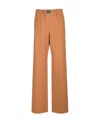 Dolce & Gabbana Logo Tag Tailored Pants In Brown
