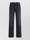 Dolce & Gabbana Straight Cut Jeans With Adjustable Fit And Comfort