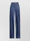 Dolce & Gabbana Straight Fit Trousers With 5 Pockets In Blue