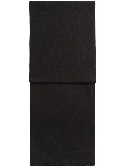 Dolce & Gabbana Straight-hem Wrap-around Scarf In Grau