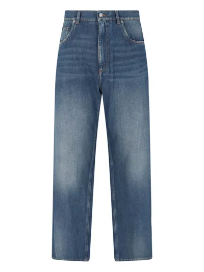 Dolce & Gabbana Straight Jeans In Blue