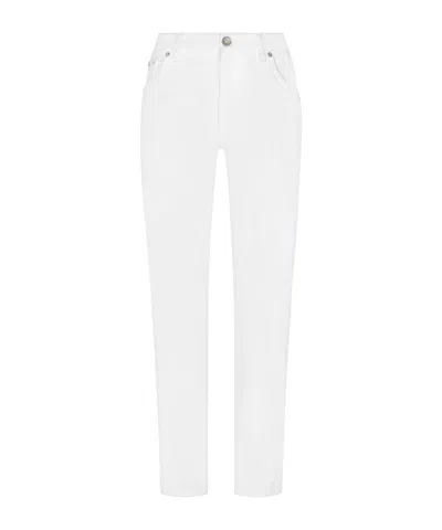 Dolce & Gabbana Straight Jeans In Blue