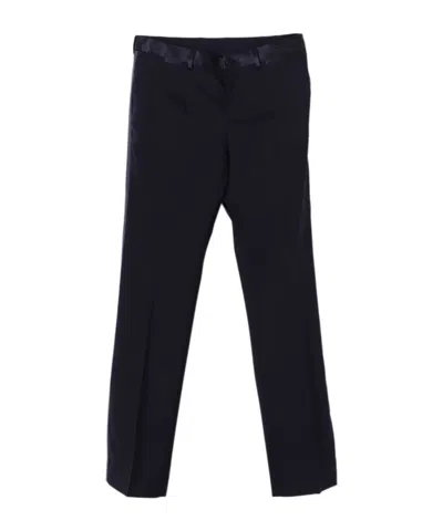 Dolce & Gabbana Straight-leg Chino Trousers In Black