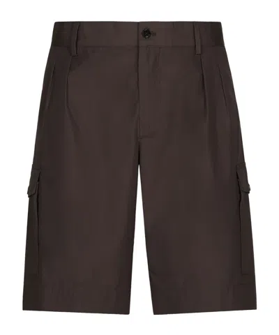 DOLCE & GABBANA STRAIGHT-LEG COTTON CARGO SHORTS