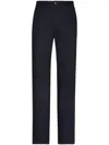 Dolce & Gabbana Straight-leg Cotton Trousers In Blue