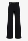 Dolce & Gabbana Straight-leg Jeans In Black