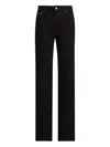 Dolce & Gabbana Five-pocket Flared Straight Jeans In Black