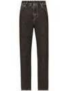 Dolce & Gabbana Black Denim - Straight-leg Jeans Women In Black