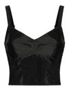 Dolce & Gabbana Bustier In Black