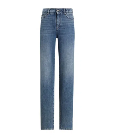 Dolce & Gabbana Straight-leg Jeans In Blue