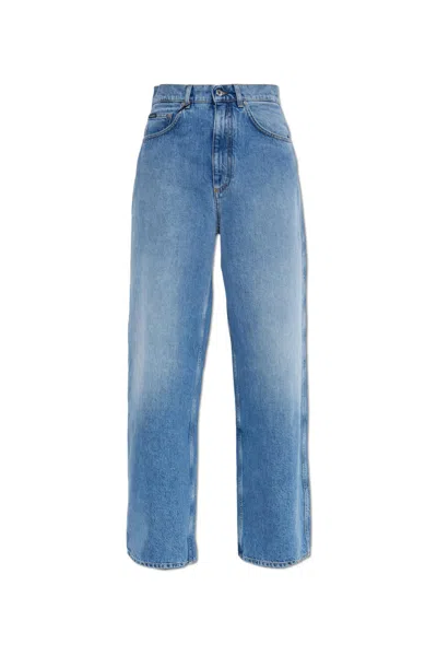 Dolce & Gabbana Straight-leg Jeans In Blue